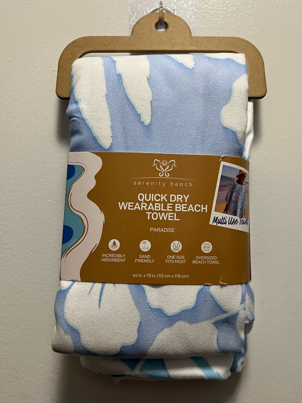 serenity beach | QUICK DRY WEARABLE BEACH TOWEL | PARADISE